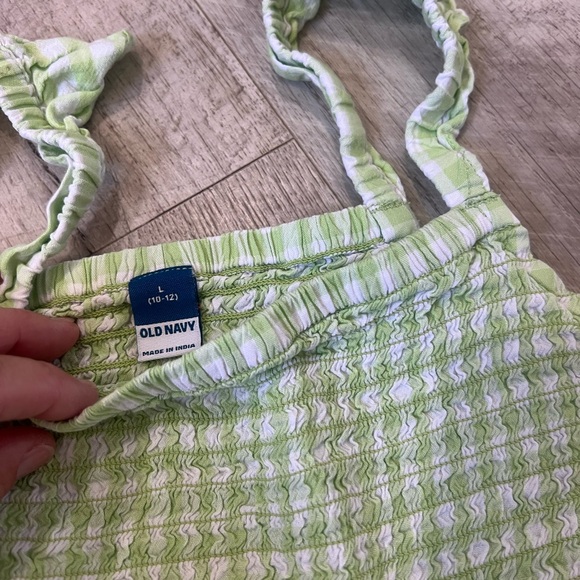 Pink and Green Kids Tank Tops - Picture 2 of 6